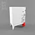 Elegant Lautrec Little Cabinet 3D model small image 1