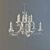 Elegant Crystal Chandelier 3D model small image 1