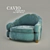 Elegant Verona Chair by Cavio 3D model small image 1