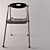 Smoke Telescoping Chair: Stylish, Compact, and Versatile 3D model small image 3