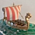 Viking Drakkar Ship Model 3D model small image 1