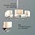 Elegant Palermo Lighting Set 3D model small image 1