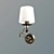 Vintage Inspired Sconce with Horn 3D model small image 1