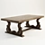  Elegant Rosalie Coffee Table - 521.012-2N7 3D model small image 1