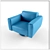 Nicoline HAPPY Swivel Armchair 3D model small image 2