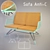 Fiberglass Anti-C Sofa 3D model small image 1