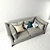 "Homebase Family Sofa 3D model small image 2