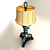 Elegant Achantus Table Lamp 3D model small image 3
