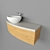 Stylish Sink with Cabinet 3D model small image 2