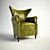Unique Handcrafted Chair 3D model small image 1
