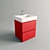 GODMORGON 60cm Sink Vanity 3D model small image 1