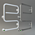 PAX-TR 65 Electric Towel Rack 3D model small image 1