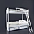 GRANDUCATO ORC55 Bunk Bed 3D model small image 1