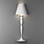 Sleek Italian Design Lamp 3D model small image 1