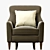 Elegant Clara Chair: Perfect Seating 3D model small image 1