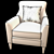 Elegant Clara Chair: Perfect Seating 3D model small image 3