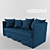 Modern Fox Sofa Bed 3D model small image 2