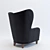 Elegant Peter Armchair - Stylish and Comfortable 3D model small image 2