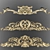 Elegant Stucco Crown Carving 3D model small image 1