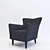 Gramercy Home Howard Armchair 3D model small image 1