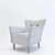Gramercy Home Howard Armchair 3D model small image 3