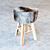 Furry Chic Stool from Zara Home 3D model small image 1