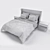 Soft Marvel Bed: Elegant 3D Design 3D model small image 3