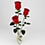 Elegant Vray Roses 3D model small image 1