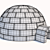 Eskimo's Winter Shelter: Igloo 3D model small image 3