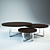 Round Tables: 1000x1000 Size 3D model small image 1