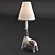 Gentle Glow Giraffe Lamp 3D model small image 1