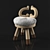 Kamina & C Animal Chairs: A Whimsical Seating Experience 3D model small image 3