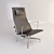 Aluminium Chair EA 124
 Sleek and Stylish Accent 3D model small image 1