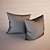 Textured Pillow Set 3D model small image 3