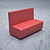 Title: Cafe Horeca Sofa 3D model small image 1