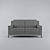 Boston 2-Seater Sofa Bed 3D model small image 2