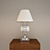  SigmaL2 CL 1641: Elegant Lamp with 60w E27 Bulb 3D model small image 1