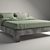 Baxter Summer Bed: Luxury Leather Options 3D model small image 3