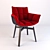 Italian-made B&B Husk Chair 3D model small image 1