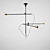 Industrial Elegance: The Workstead Chandelier 3D model small image 1
