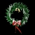 Festive Holiday Wreath 3D model small image 1