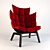 Italian B&B Husk Chair: Unique Comfort 3D model small image 1