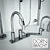 Sleek Designer Faucet Set 3D model small image 2