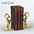 Bookends DwellStudio Gazelle Bookends - Elegant Brass Material
 Elegant Brass Bookends - DwellStudio Gazelle 3D model small image 1