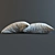 Cozy Cloud Pillows 3D model small image 3