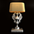 Elegant Golden Table Lamp 3D model small image 1