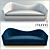 Elegant Hughes Sofa: Timeless Comfort 3D model small image 1