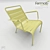Fermob Luxembourg Low Chair 3D model small image 1