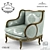 Regal Dining: CHLOE Armchair 3D model small image 1