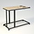Modern Industrial Loft Style Side Table 3D model small image 1